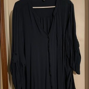 Navy blue blouse